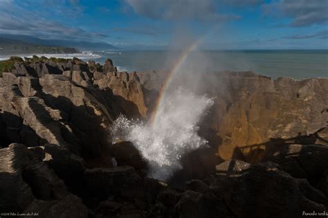 Punakaiki Pancake Rocks Blow Holes New Zealand