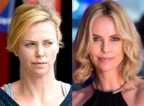 Charlize Theron From Stars Without Makeup The Blond Beauty Stepped Out