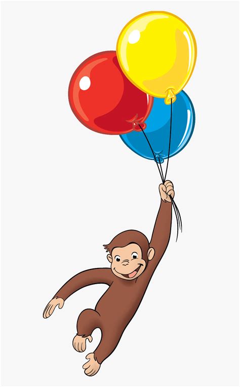 Directed by scott heming, cathy malkasian, frank molieri. Curious George Png - Curious George Balloons Png , Free ...
