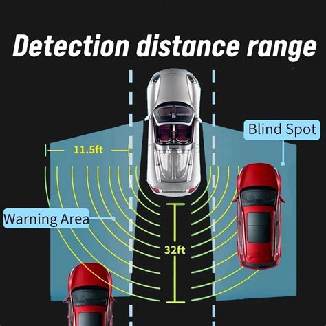 Car Blind Spot Radar Detection Monitoring System Ultrasonic Sensor