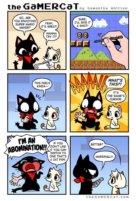 The Gamercat Gamer Cat Fun Comics Funny Webcomics
