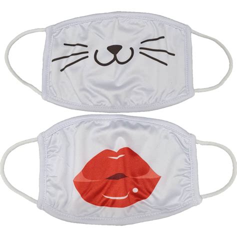 2er Set Mund Nasen Maske Katze And Mund Waschbar Einz Verpackt Ebay
