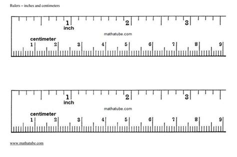 Printable Ruler With Millimeters Printable Blank World