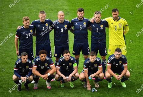 Scotlands Players Pose Photo Before Euro Editorial Stock Photo Stock