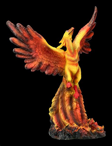 Phönix Figur entsteigt Flammen | www.figuren-shop.de