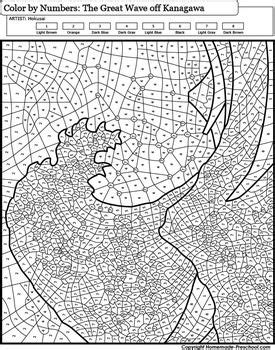 Difficult color by number coloring pages png image with transparent background toppng excelent fors. Color-by-Numbers Famous Paintings - 20 Pack in 2020 (With ...