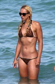 Sabine Lisicki Wearing A Bikini On The Beach In Miami The Best