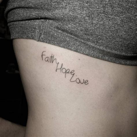 30 Amazing Faith Love Hope Tattoo Designs And Meanings 2019