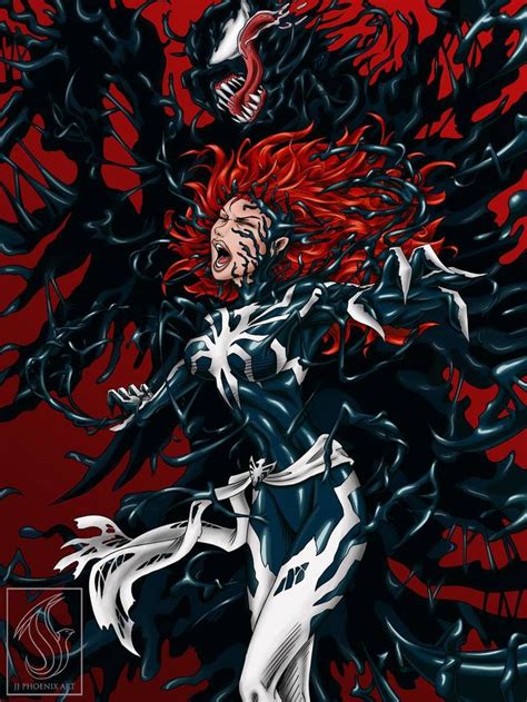 Phoenix Venomized Symbiote Venom Comics Venom Art