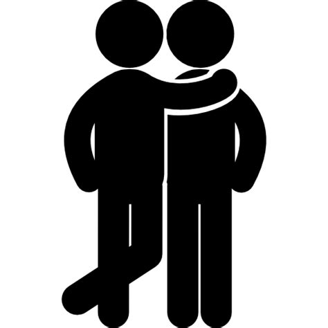 An Image Of Two People Hugging Each Other