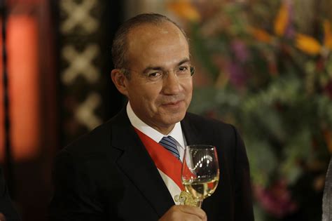 Felipe Felipe Calderón Is The Former President Of México Club Madrid