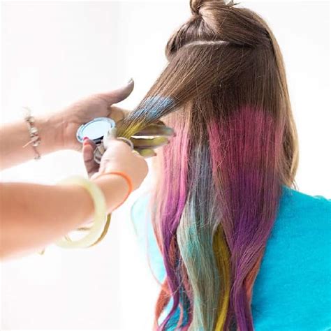 55 Hq Photos How To Use Hair Chalk On Blonde Hair Ombre Purple Hair