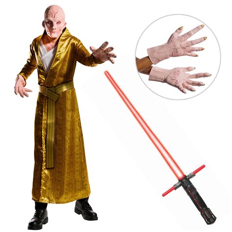 Star Wars The Last Jedi Dlx Mens Supreme Leader Snoke Costume With
