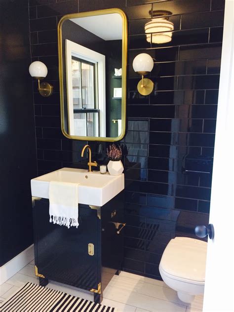 We did not find results for: love this black, white, & brass guest bathroom. - sconces ...