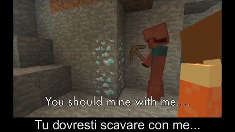 Minecraft ♪ Mine With Me Sub Ita You Belong With Me Parody