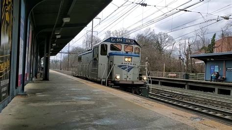 Amtrak Emd Gp15d At Metuchen Youtube