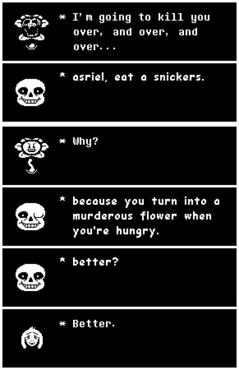 Choose any character from undertale/deltarune or a large variety of alternate universes. spoilers My friend and I found the Dialog Generator ...