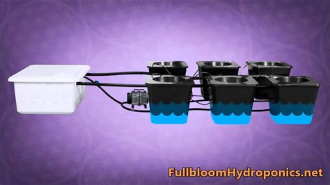 Bubble Flow Buckets Hydroponic System Avaialable At