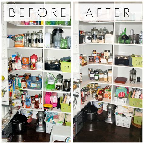 Organized Pantry Before And After