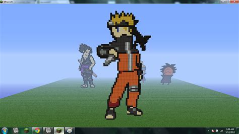 Naruto Pixel Art Pixel Art Pokemon Pixel Art Minecraft Pixel Art Images