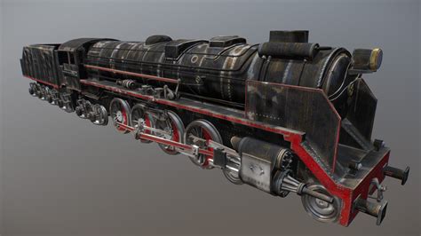 Steam Train Mikado 3d Model By Bonhart 7e33d96 Sketchfab