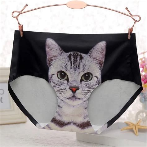 sexy lingerie pussycat seamless panties brand quality sexy women underwear control panty sexy 3d
