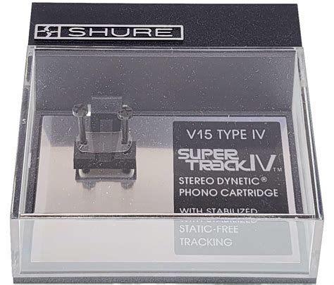 Lot Shure V15 Type IV Super Track Phono Cartridge