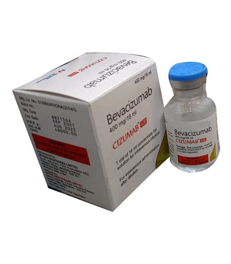 Hetro Healthcare Cizumab 400 Bevacizumab Injection Dosage Form Liquid