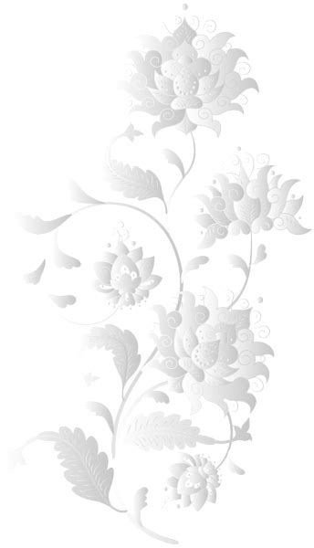 Floral colorful, intricate floral designs ~ intricate patterns of leaves and flowers, one even has little birds in it. Deco Flower Transparent PNG Clip Art Image | Gallery ...