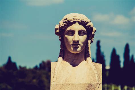 無料画像 女性 写真 記念碑 像 ポートレート 色 青 スタジアム 面 アート 寺院 頭 美しさ ギリシャ