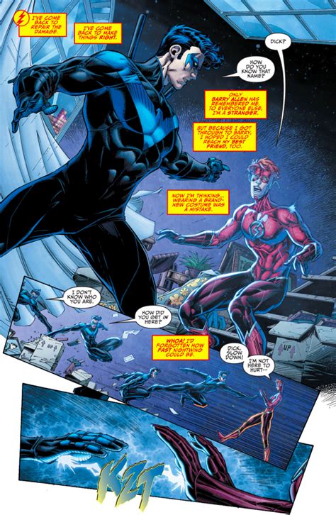 Nightwing Remembers Wally West Rebirth Comicnewbies
