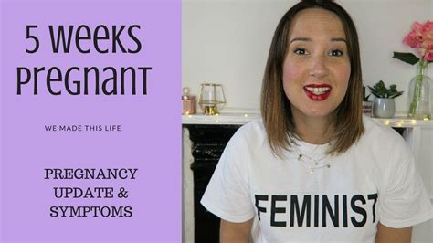 5 Weeks Pregnant Pregnancy Update And Symptoms Youtube