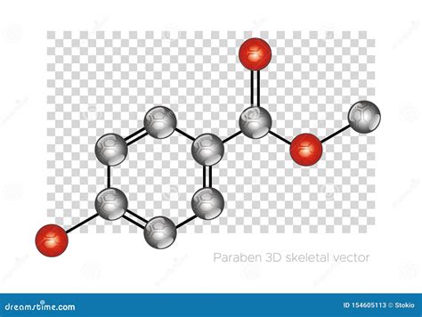 Paraben Molecule Free Stock Vector Illustration Of Gluten 154605113