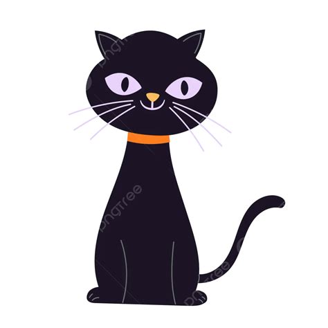 Black Cat Vector Black Cat Paint Halloween Png And Vector With