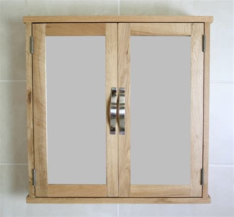 Alaterre dorset 2 door wall mounted bathroom wall cabinet. Solid Oak Wall Mounted Bathroom Cabinet 352