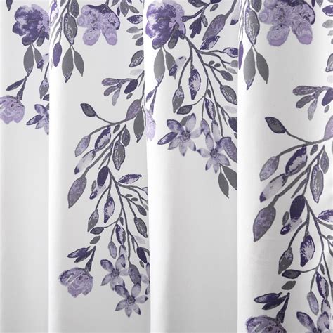 Tanisha Shower Curtain Purplegray 72x72