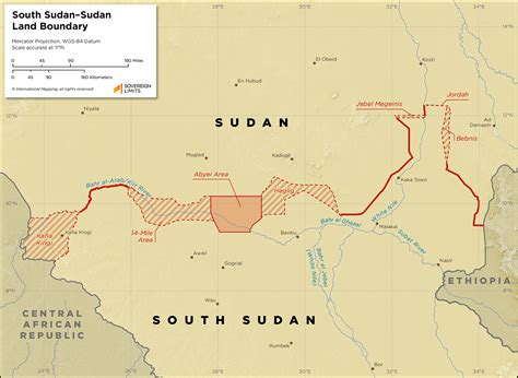 South Sudansudan Land Boundary Sovereign Limits