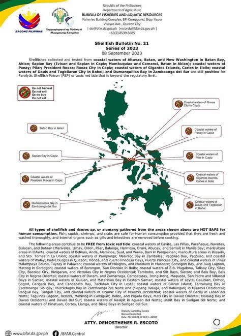Red Tide Warning Naga Pabiliin Nga Sa Coastal Areas Sa Western Visayas Brigada News Philippines