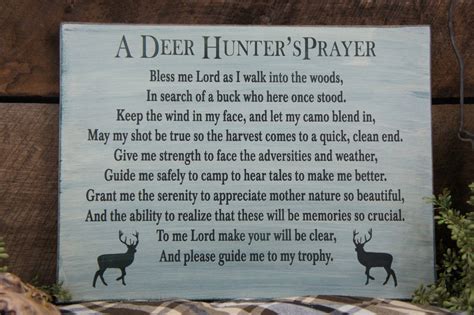 A Deer Hunters Prayer Rustic Sign Is Great For Dad Brother Etsy