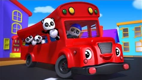 Baby Panda School Bus Cartoon Game Kids Video Youtube