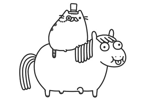 Coloring Pages Printable Pusheen