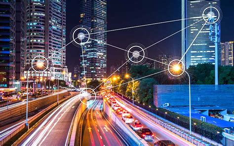 Internet Of Things Iot Connectivity With Smart Street Lighting For A