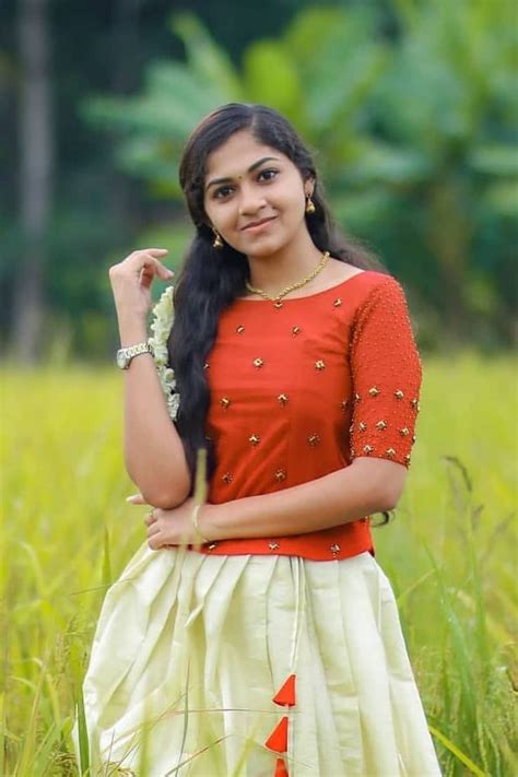 pin by sreenadh rallapalli on kerala beauty photoshoot dress long skirt and top indian girls