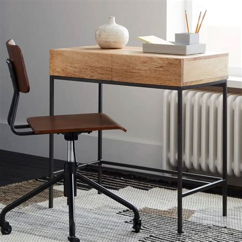 10 Best Desks For Small Spaces Narrow And Small Desks To