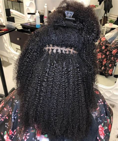While some hair extensions can cost as little as $20, we would advise steering clear of those ones. Afro kinky curly i tip hair extensions 100 pics/set with ...