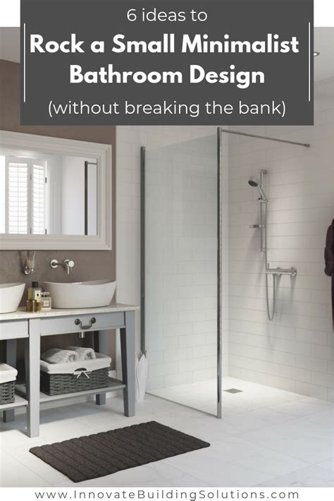 Bathroom is difficult to call the most important room in house, it's no surprise that designers give it much less attention than, for example, living room or bedroom. 6 Minimalist Small Bathroom Design Ideas on a Budget ...
