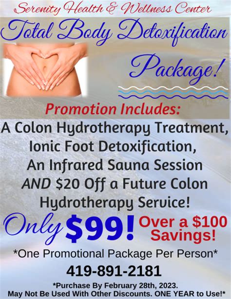 colon hydrotherapy serenity health and wellness center