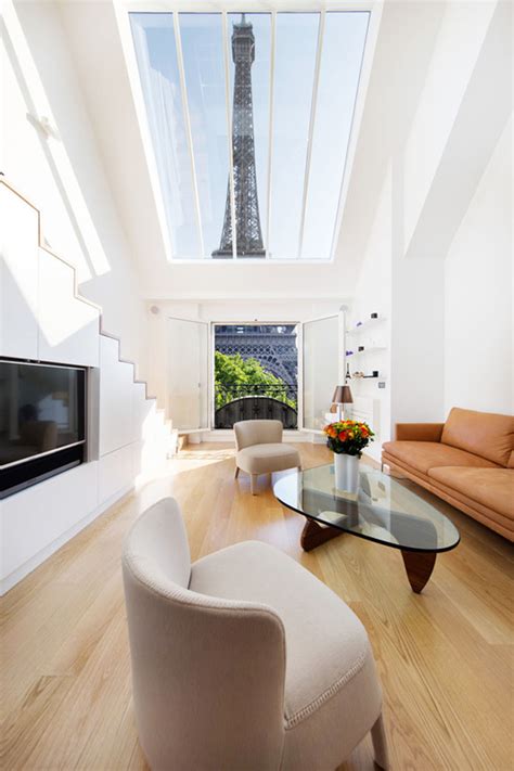 Quintessential Modern Paris Apartment With View Of The Eiffel Tower