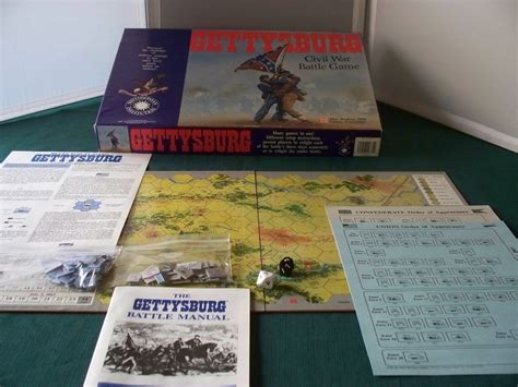 Gettysburg Civil War Battle Game Avalon Hill Complete Vgc War Board Games
