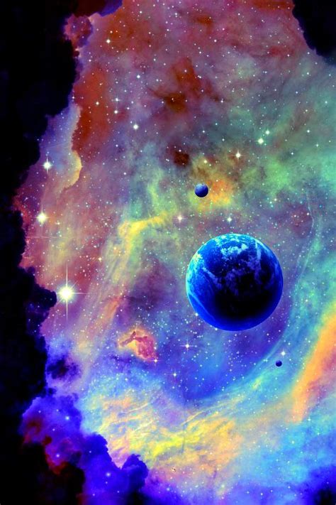 Colorful Space Space Art Nebula Astronomy